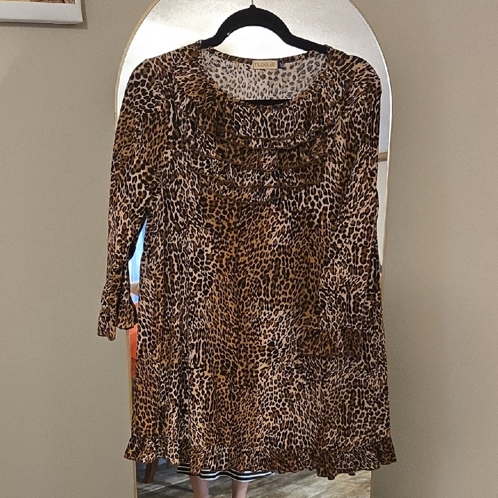 Leopard Print Women's Top